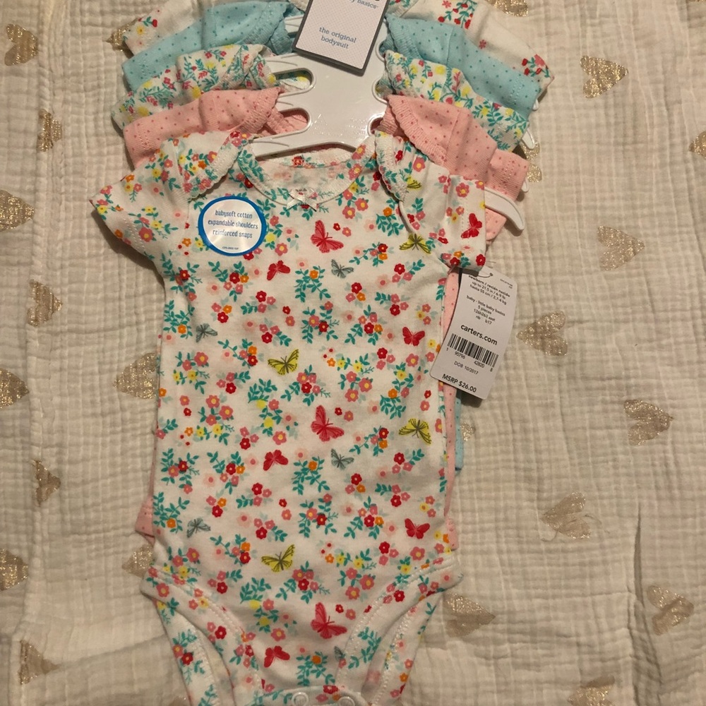 New born Onesies ( girl) NEW WITH TAGS!!!!